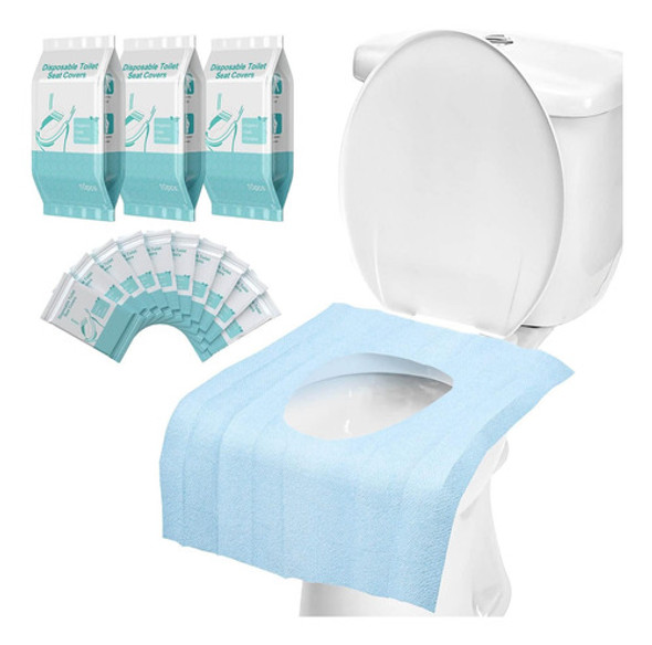 Paquete De 30 Fundas Desechables Para Asiento De Inodoro Xl 0