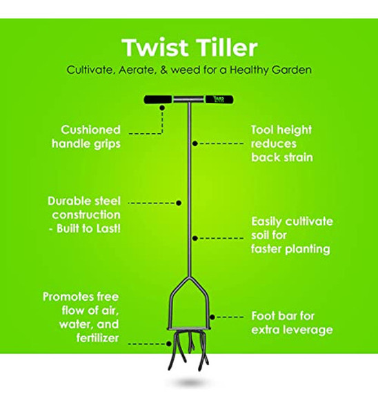 Cultivador Y Arado De Jardín De Mano Barrena Giratoria... 1 Cultivador Y Arado De Jardín De Mano Barrena Giratoria... 1