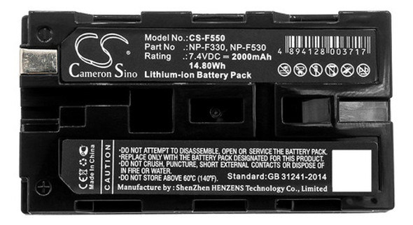 Bat. Np-f550 P/ Iluminadores Led  Caballito Factura A O B 0