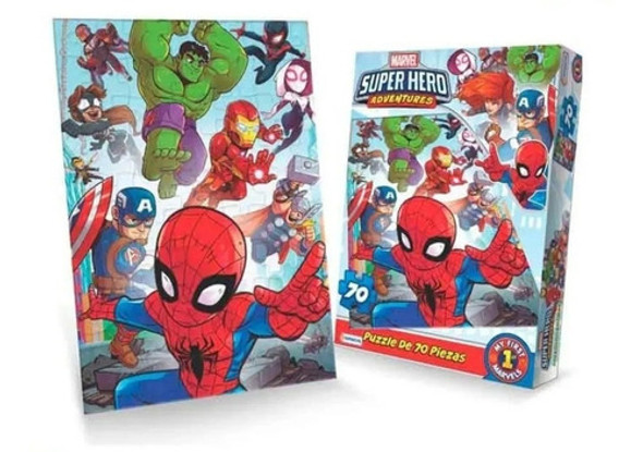 Rompecabezas Puzzle Super Hero Avengers 70 Pz Sharif Express 0