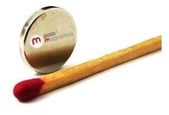 Ima Neodímio Super Imas Disco 13x2 Mm Suporta 1,4 Kg 80 Pç 1