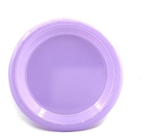 Plato Redondo Plastico 18 Cm X 10 U - Universo Mágico 0