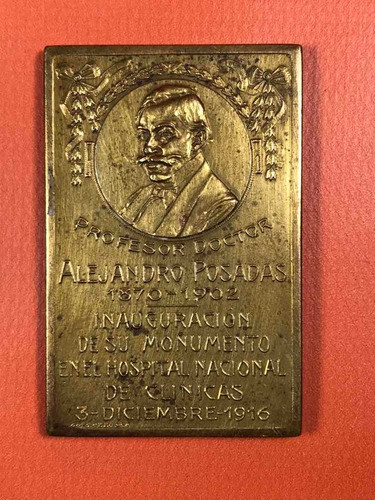 Medalla | Profesor - Doctor Alejandro Posadas 1