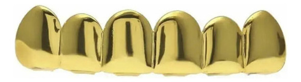 Grillz Parrilla De Dientes Dorados 6x6 Dientes Superior/infe 1