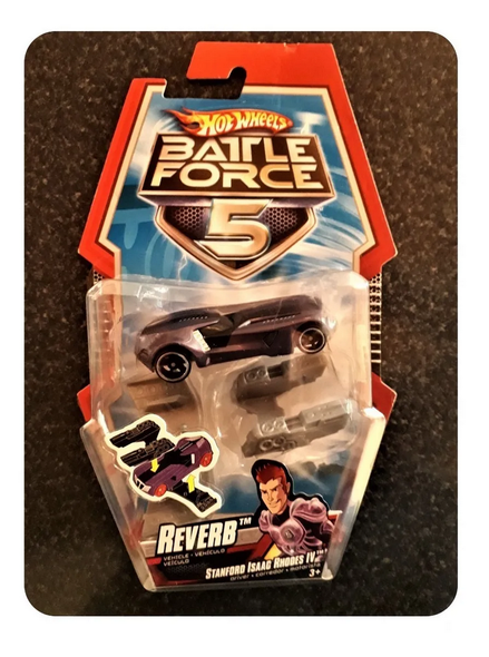 Hot Wheels Battle Force 5 Reverb – Stanford Rhodes | 3-Piece Collectible Set