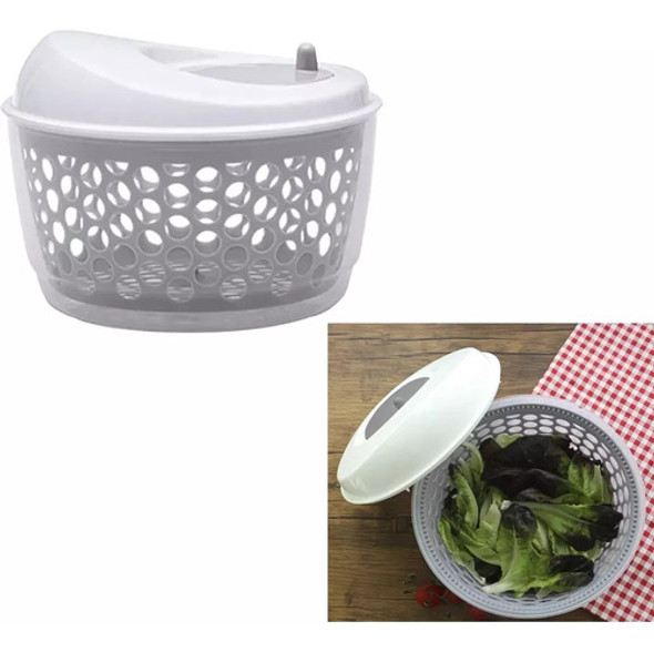Seca Saladas Giratório Folhas Centrifuga Verduras Cozinha 1 Seca Saladas Giratório Folhas Centrifuga Verduras Cozinha 1