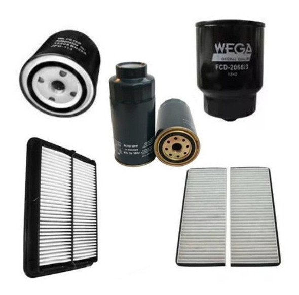 Kit Troca De Filtros 2.5 Turbo Frontier 2010 A 2011 0