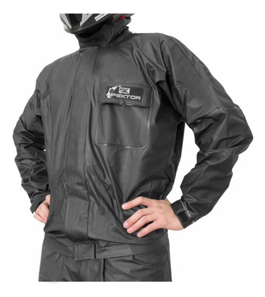 Traje De Lluvia Hombre - Pantalon Y Campera ''m''+ Estuche 1