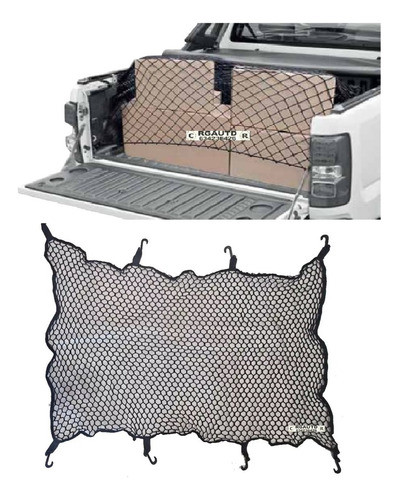 Rede Trava Carga Caçamba L200 Tela 2001 2002 2003 2004 2005 1