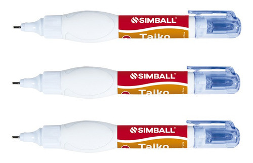 3 Corrector Lapiz Simball Taiko 7ml 0