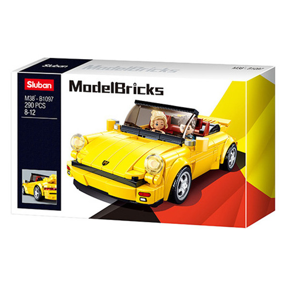 Juego Modelbricks Auto Deportivo Convertible 290 Piezas Ub 0