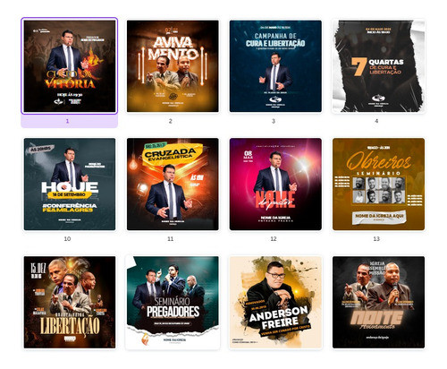 Pack De Artes Gospel Com Mais De 1200 Artes + Bônus Especial 1