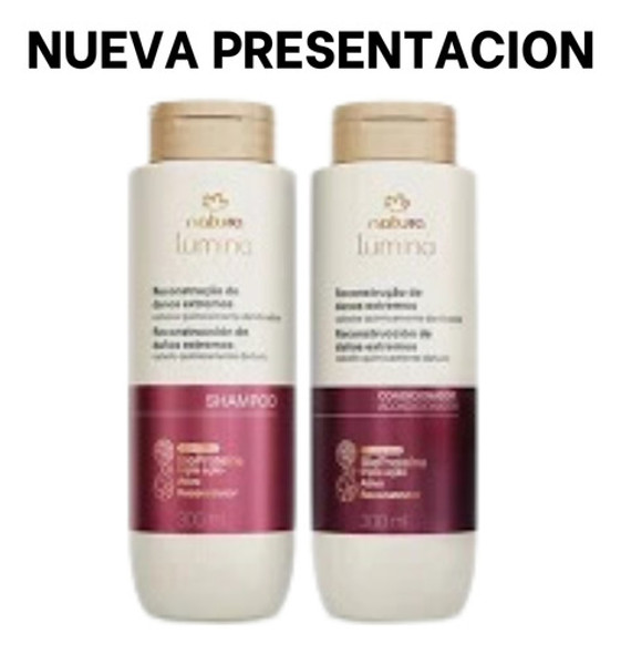 Natura Lumina Cabello Químicamente Dañado - Kit Regenerador 1
