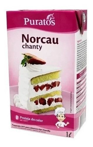 Chantilly Chanty Norcau 1l Puratos - 5 Unidades 1