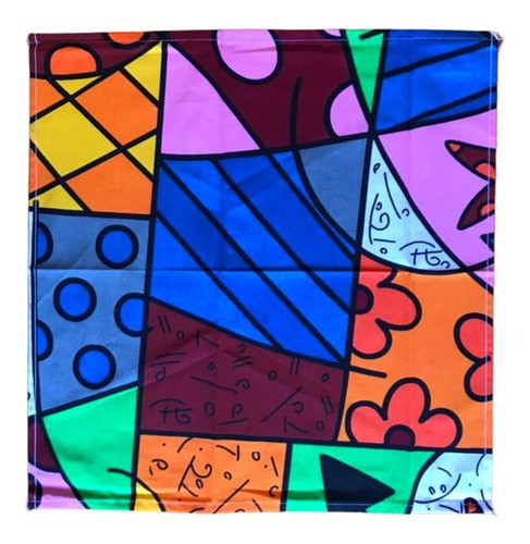 Guardanapo Fun Romero Britto Coleção Praia - 4 Pçs 1