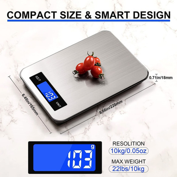 Báscula De Cocina Digital Yoncon Con Peso Gramos Y Oz Para. 1