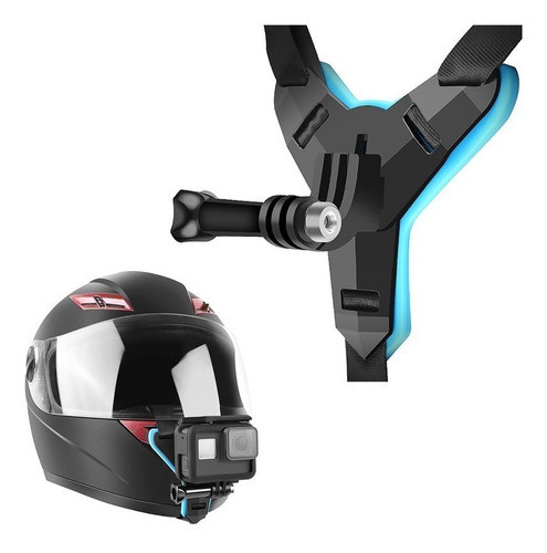 Soporte Para Gopro Casco Moto Frontal Menton Pera 0