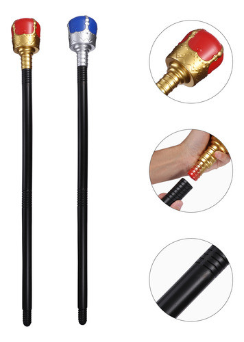 Roupa Costume Scepter Cosplay Cane, 2 Unidades 1