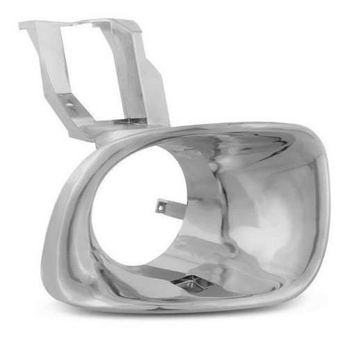 Moldura Cromada Farol Milha Palio Siena Strada G2 Esquerdo 0