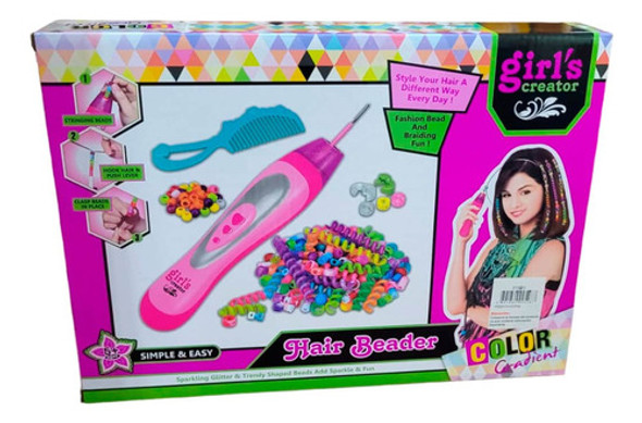 Trenzador De Cabello Y Aplicador De Cuentas Tamaño Grande 1