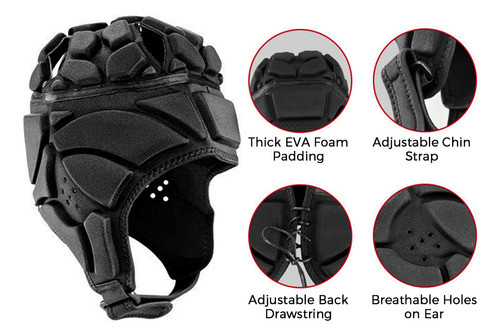 Capacete Para Capacete Macio Rugby Youth Cap Soccer Helmet 1