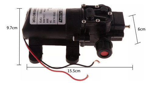 Bomba De Água Industrial Mangueira Dobro De 12 V 1