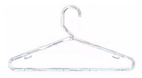 Cabide Infantil Acrílico Transparente Kit Com 20 Unidades 0