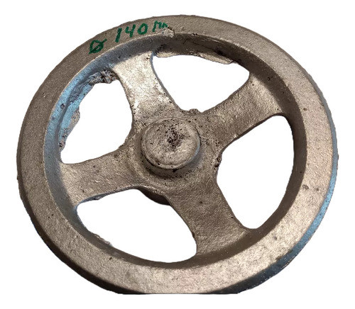 Volante Polea Fundicion De  Aluminio Universal Diametro 14cm 0