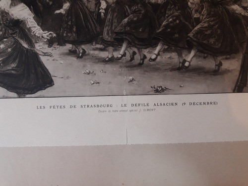 Antiguo Dibujo J. Simont. L Ilustration Año 1015. 1