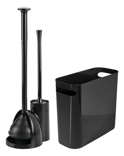 Mdesign Inodoro De Plástico Compacto Independiente 2 En 1 Ce 0