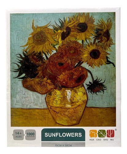 Rompecabezas 1000 Piezas Van Gogh Sunflowers Girasoles 0