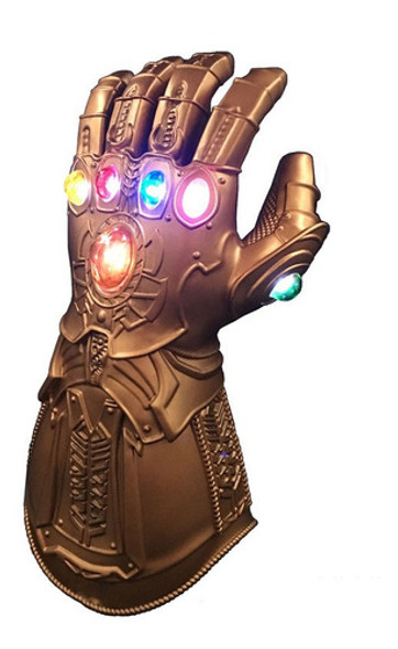 Luva Thanos Joias Do Infinito Manopla Com Leds Vingadores 0