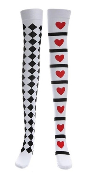 Medias Rombo Corazón Bucaneras Adulto Halloween Ltf Shop 0