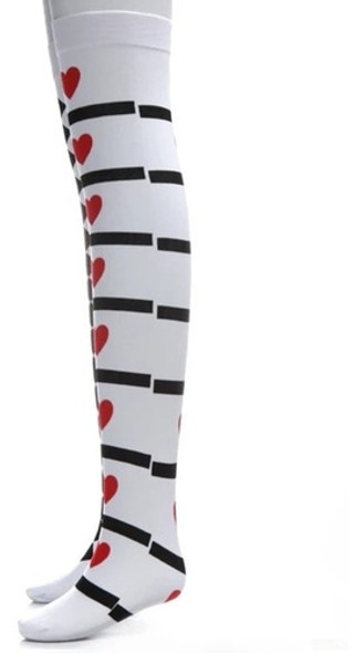 Medias Rombo Corazón Bucaneras Adulto Halloween Ltf Shop 1