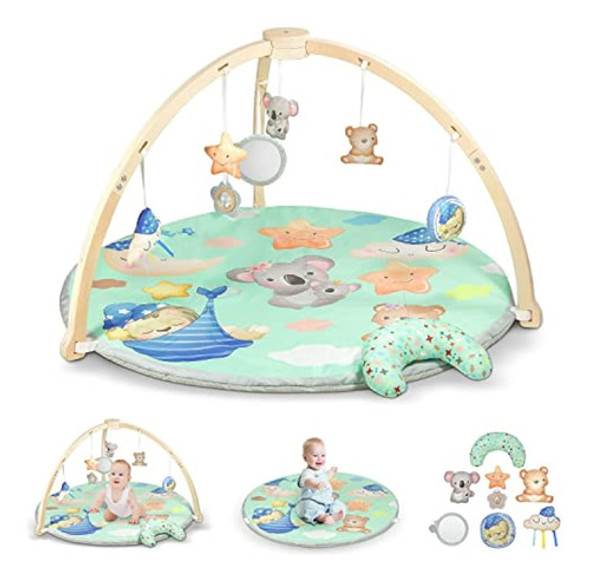 Feisike Tapete De Madera Para Gimnasio Y Juego 0