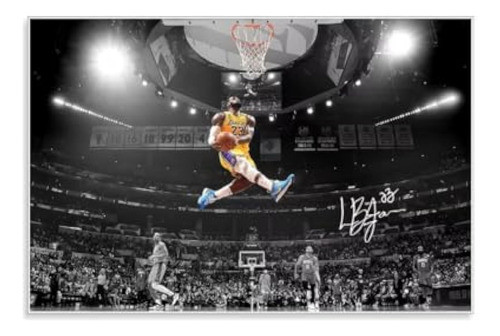 Kozyou Póster De Baloncesto De James De 12 X 18 0