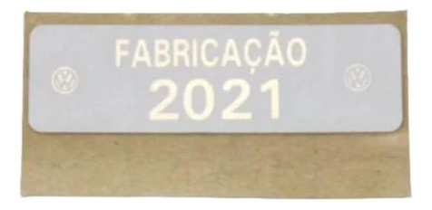 Etiqueta Ano Fabricação 2021 Volkswagen 5u0010014f Original 1