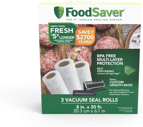 Bolsas Envasado Al Vacio Foodsaver 20 X 50 Cm A Pedido 0