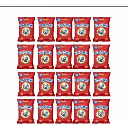 Pipoca Doce Vovozinha 18g Kit Com 40 Unidades 1