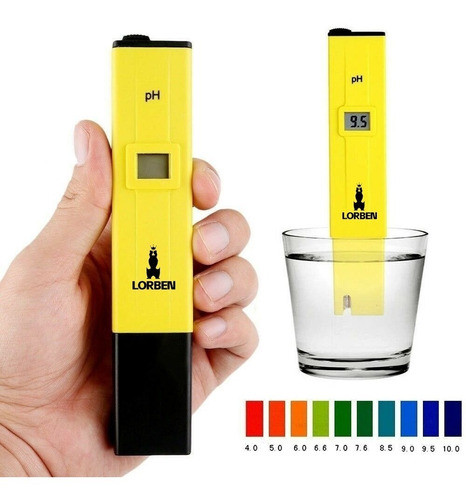 Medidor Ph Digital Portátil Phmetro Piscina Aquário Cloro 0
