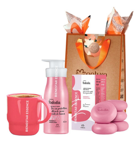 Kit Tododia Frambuesa Y Pimienta Rosa Natura Tupper 0