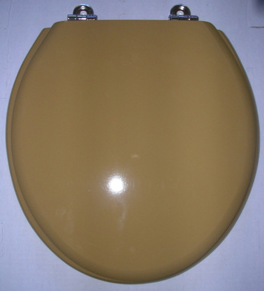 Tapa Asiento Inodoro Florencia Encapsulado Dorado H.metalico 1