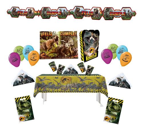 Combo Cotillón - Licencia Oficial - 10 Niños - Dinos 0