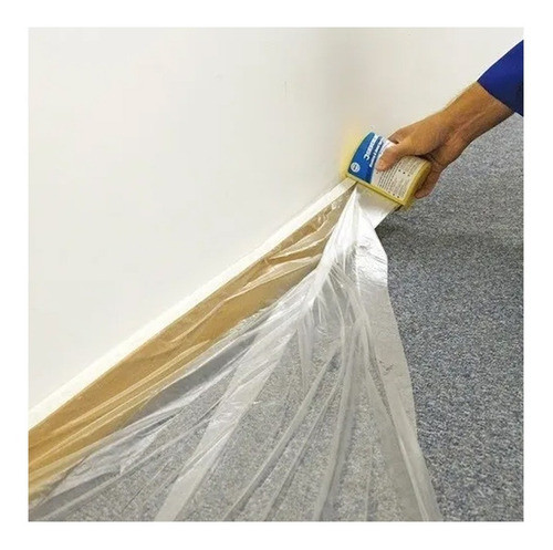 Cobertor Plástico Obras Hogar Mueble Pintura 4 X 4 Mts Geko 1