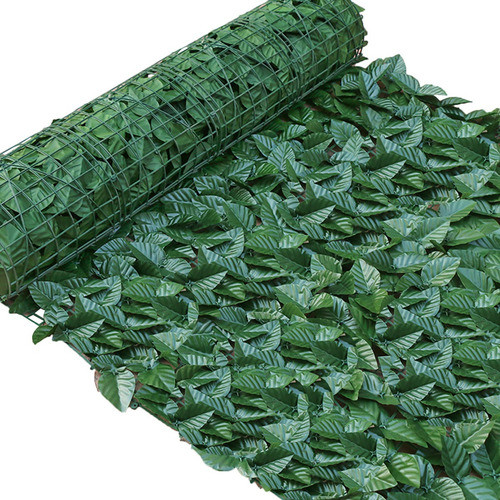 Enredadera En Rollo 3x1m Oscura - Jardin Cercos Planta Artif 0