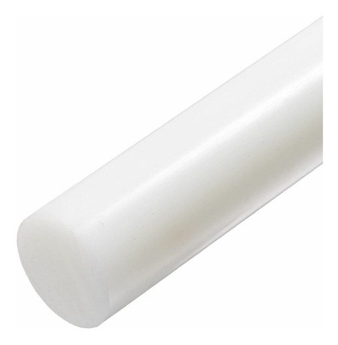 Barra De Grilon Nylon Poliamida 6 Redonda 25mm X 1000mm 0