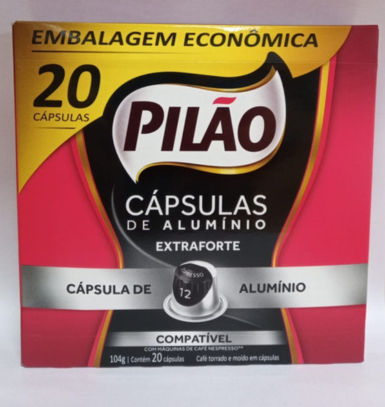 Kit 200 Cápsulas Café Pilão Extra Forte 1
