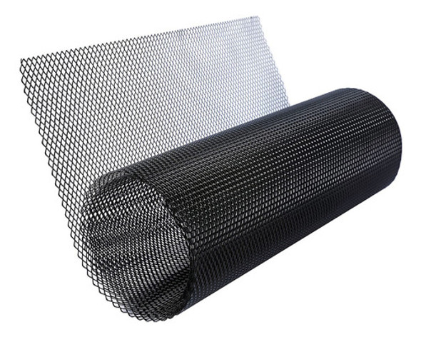 Folha De Malha Grill Mesh Hole Black Bumper Mesh Mesh Rômbic 0