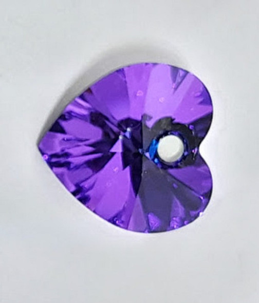 Par De Corazones Cristal Swarovski 10 Mm 1