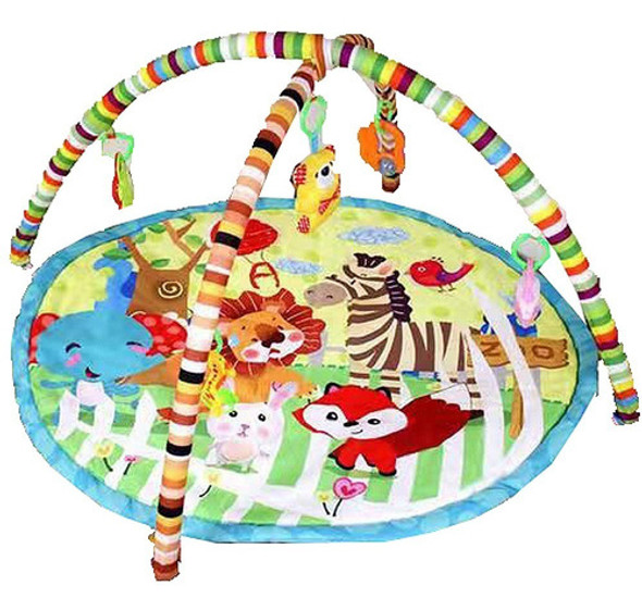 Alfombra Gimnasio Animales Juegos Bebe Con Sonajero LG 0